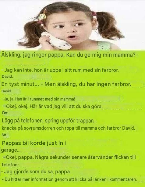 Dagens skämt: Mamma och farbror David