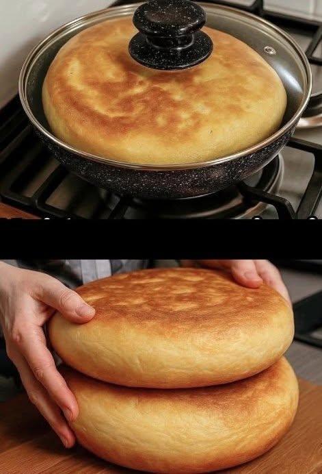 Hembakat stekpannabröd: Jag ska visa dig hur man bakar bröd hemma utan att använda ugn: enkelt, snabbt och gott.