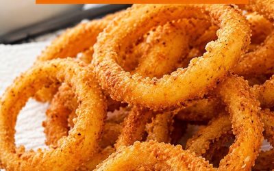 Hemgjorda lökringar i airfryer: Ultrakrispiga, gyllene och mycket godare än i restaurangstil