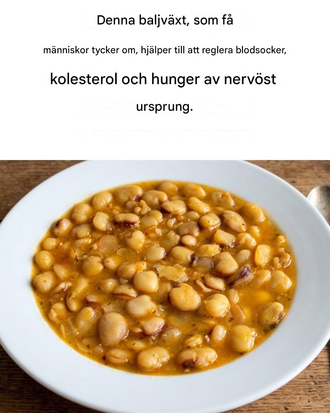 Denna nästan bortglömda baljväxt hjälper till att reglera blodsocker, kolesterol och nervös hunger.