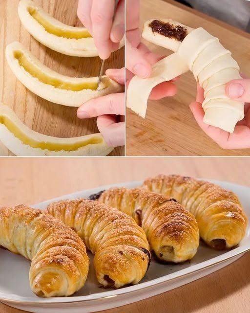 Dela bananrullar: Ett snabbt recept på ett sött mellanmål
