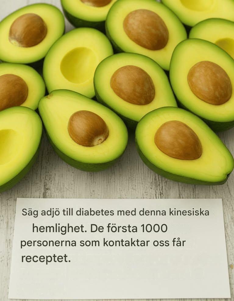 Den kinesiska hemligheten som botar diabetes tack vare mexikansk avokado!