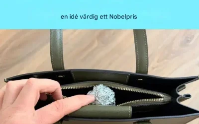 Jag har burit en boll av aluminiumfolie i min väska i åratal; jag såg den hos en vän – en idé värdig Nobelpriset.
