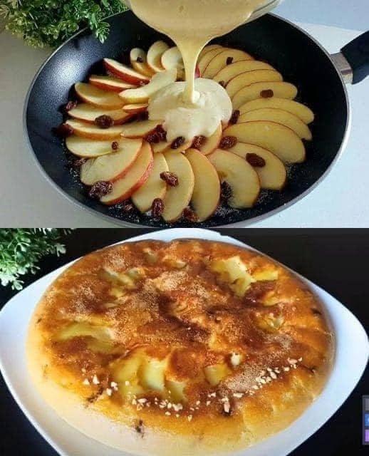 Äppeldesserten som driver världen till vansinne! Inga fyra, bara ett ägg!
