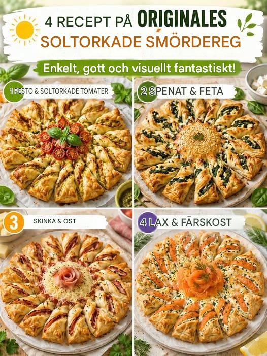 Klassisk solformad smördeg