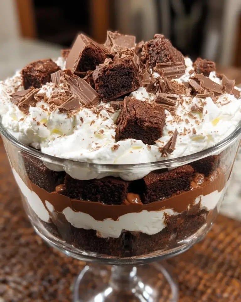 Brownie-trifle: Unna dig denna dekadenta njutning!