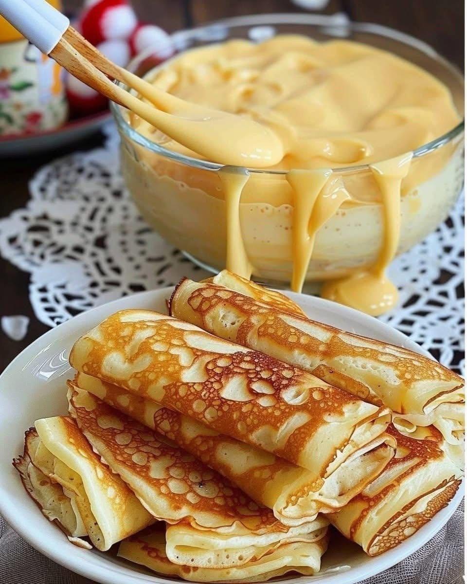 Mjölfria crêpes med keso