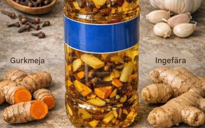 Detoxdryck med kryddnejlikor, vitlök, gurkmeja och ingefära: ett naturligt sätt att stödja immunförsvaret, bekämpa infektioner och minska magfett