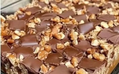Karamellchokladcrunchbarer