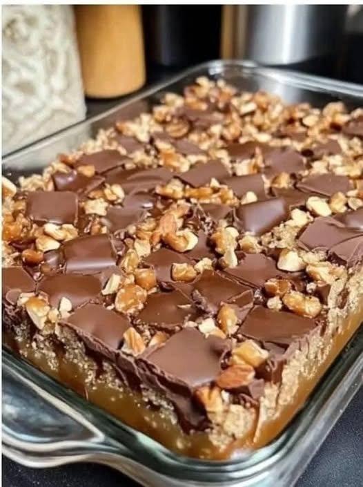Karamellchokladcrunchbarer