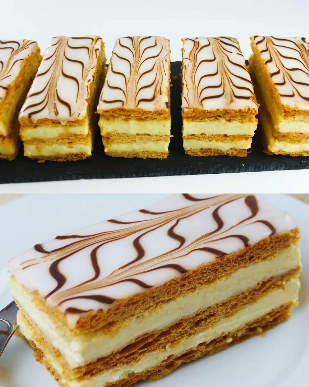Traditionellt Mille-Feuille-recept