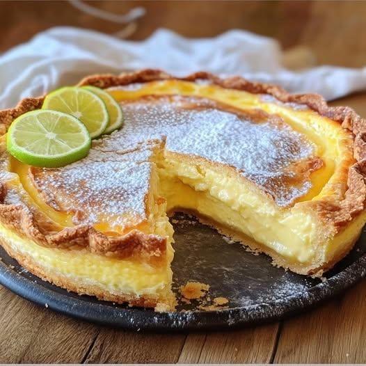 CITRONTÅRTA MED MASCARPONE: Den