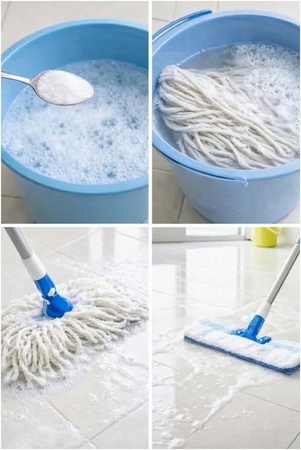 Basta un cucchiaino di dirty på mocio: uncredibile trucco da casalinga.