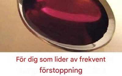 Bara 1 matsked på morgonen löser upp “fastnat avföring” och minskar uppsvälld mage!