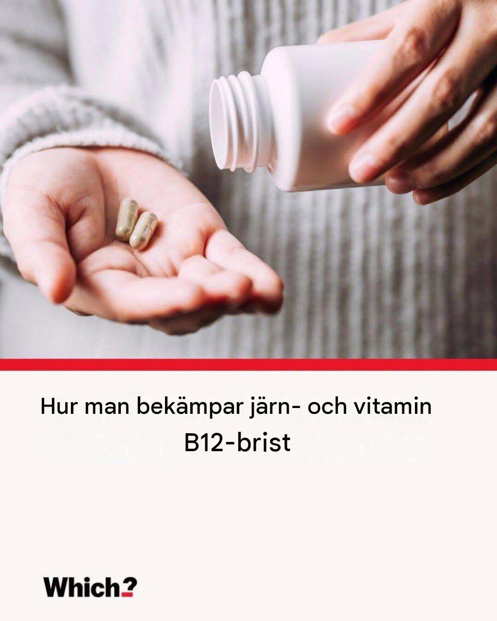 Vitamin B12-brist: Tecken du inte bör ignorera