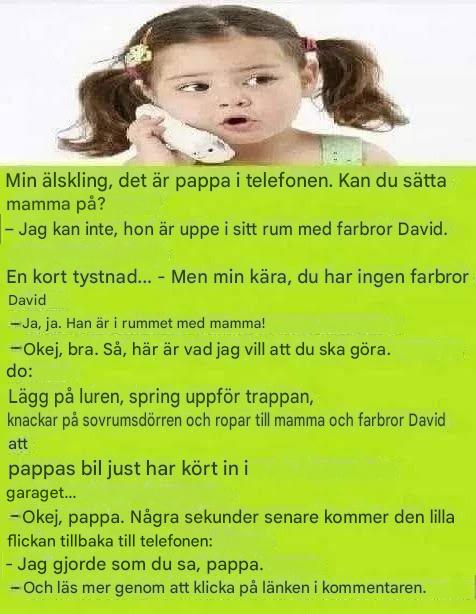 Dagens skämt: Mamma och farbror David