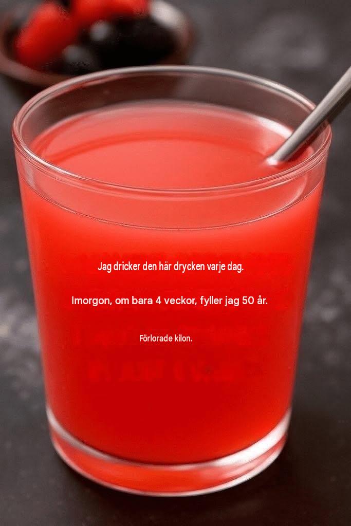 Avgiftande bantningsdryck (blåbär, citron, ingefära)