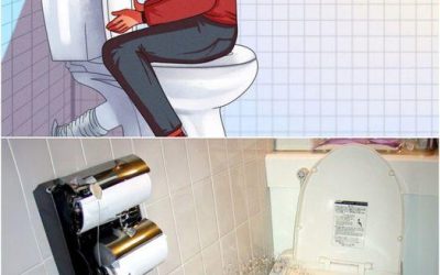 Varför sitter japaner på toaletten med ansiktet framåt?