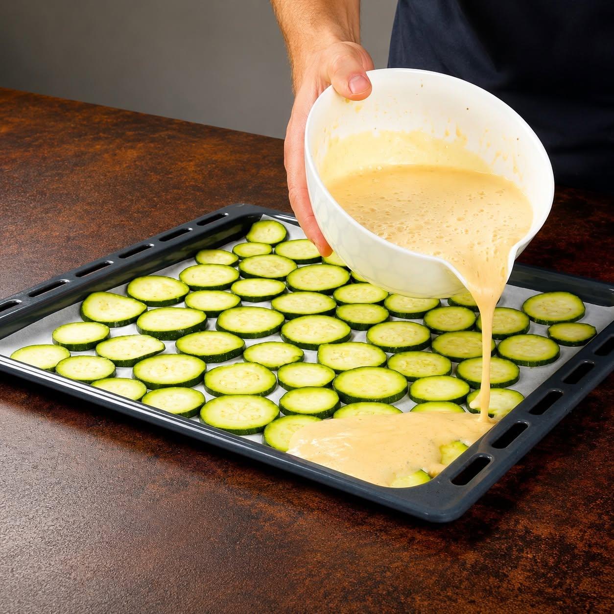 Du kommer aldrig att steka zucchini igen: Skär BARA den i skivor, häll blandningen över och gratinera den – det var ett tag sedan du åt något så här gott!
