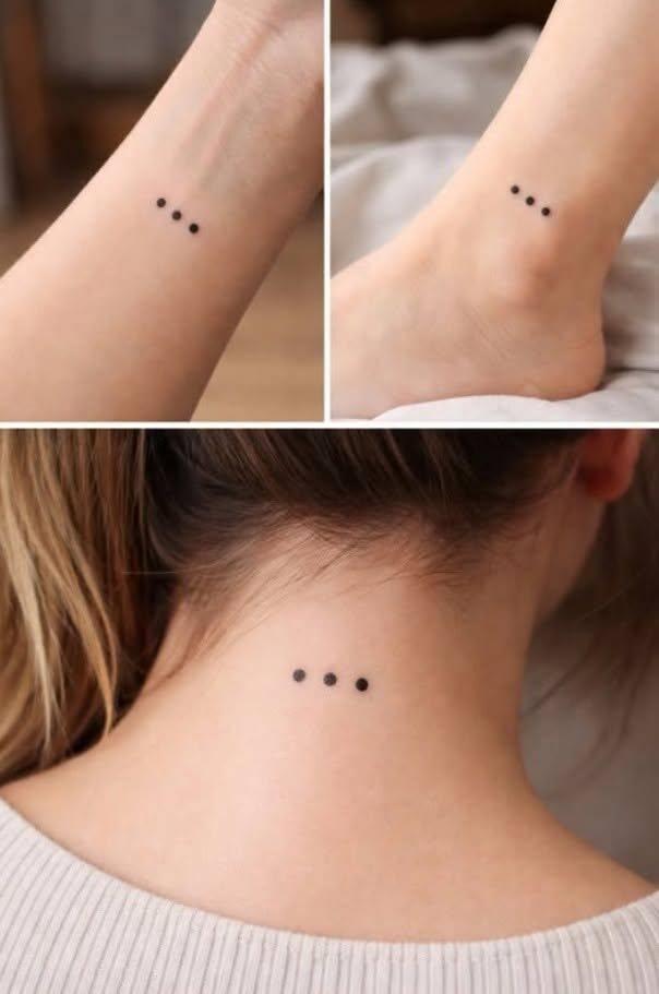 ⚫ Vad kan en tatuering med tre punkter betyda? Sanningen bakom denna vanliga symbol