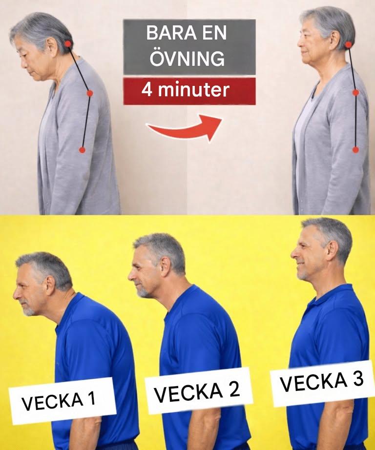 Hur man fixar framåtriktad huvudhållning efter 60 på bara 4 minuter – Den skonsamma rutinen som Japans äldsta läkare svär vid
