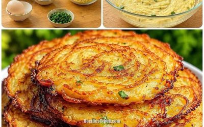 Recept på krispiga potatis- och lökpannkakor