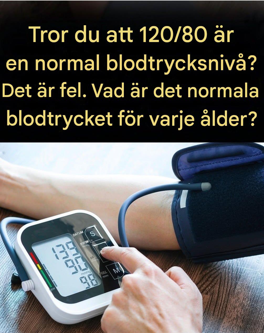 Vad är normalt blodtryck för din ålder? En tydlig, uppdaterad guide