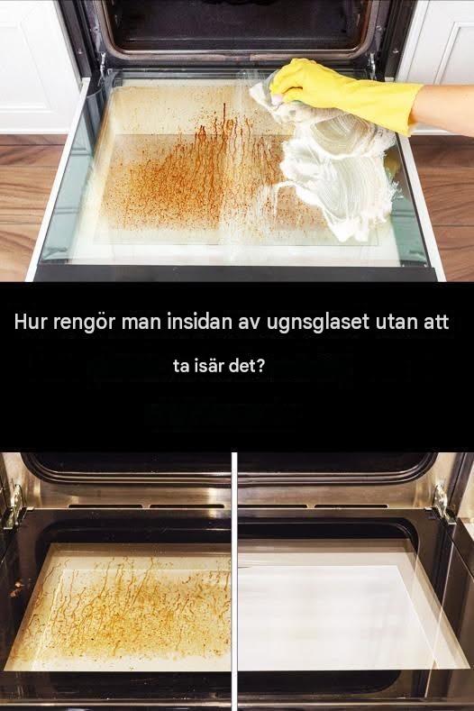 Hur rengör man ugnens insida utan att ta isär den?