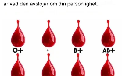 Din blodgrupp säger mer om dig än du tror: här är vad den avslöjar om din personlighet.
