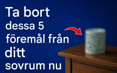 OBS ÖVER 60 ÅR! Ta bort dessa 5 föremål från ditt sovrum nu!