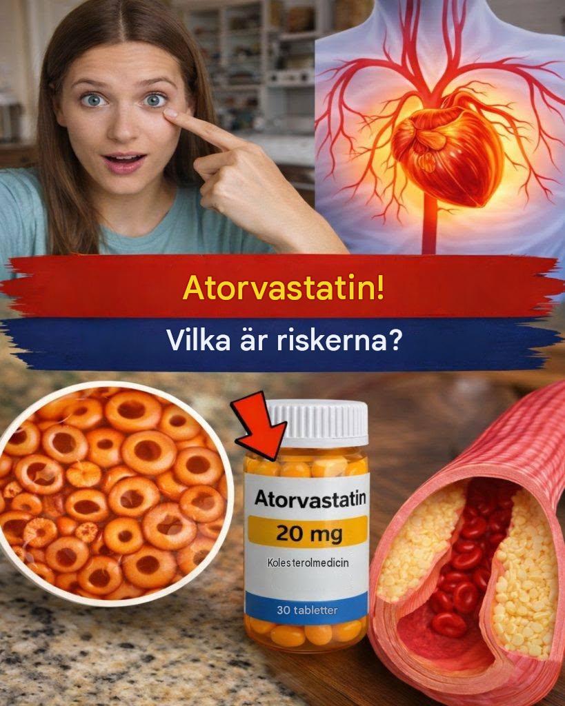 Tar du atorvastatin? 15 dolda biverkningar du kanske inte känner till