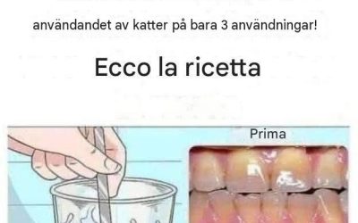 Ta bort tandsten från dina tänder och bleka dem med detta enkla recept.