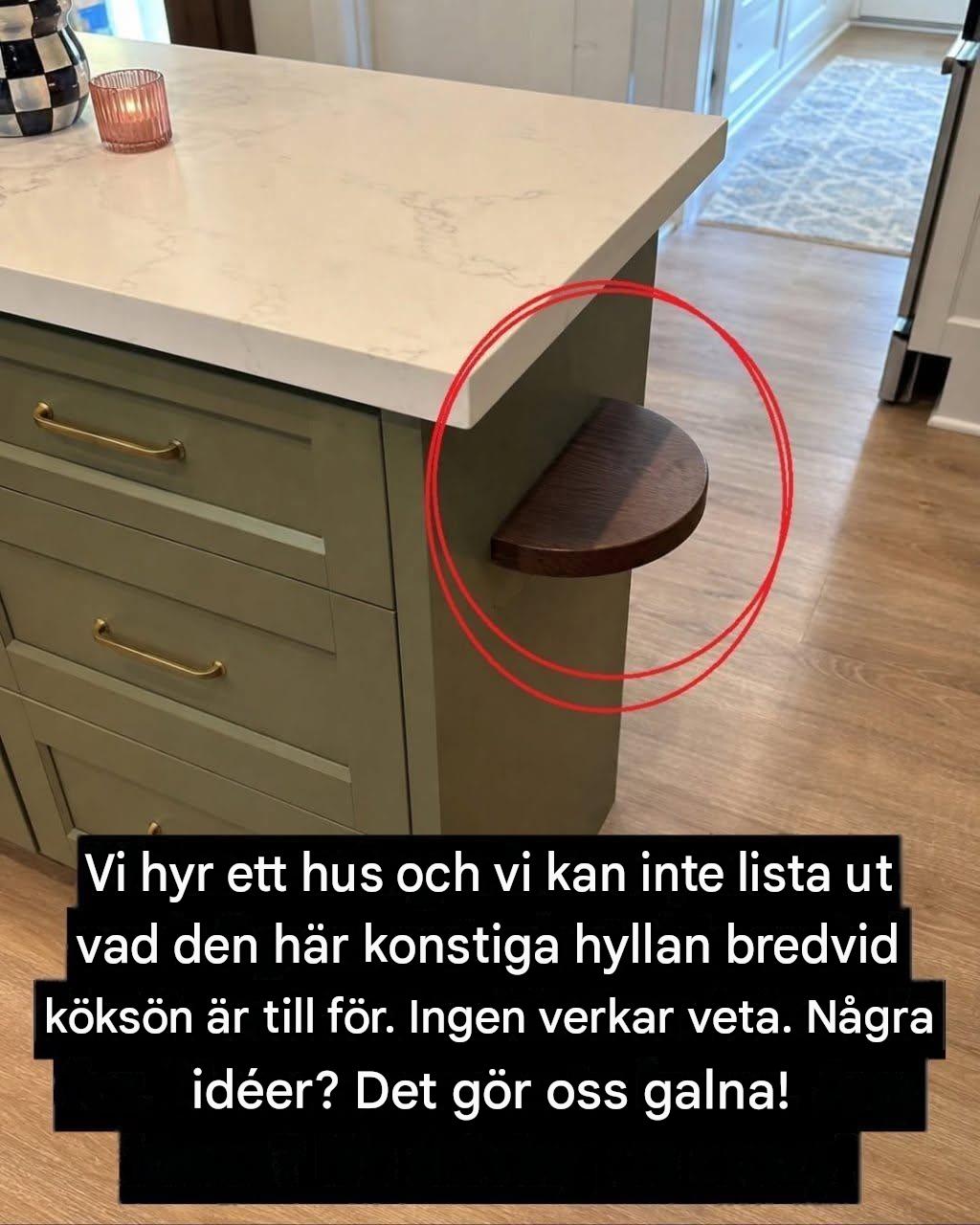 Mysteriet med den lilla avsatsen: Vad den lilla köksöns hylla egentligen är till för (och hur man älskar den)