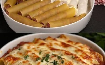 Tre ostgratäng Cannelloni