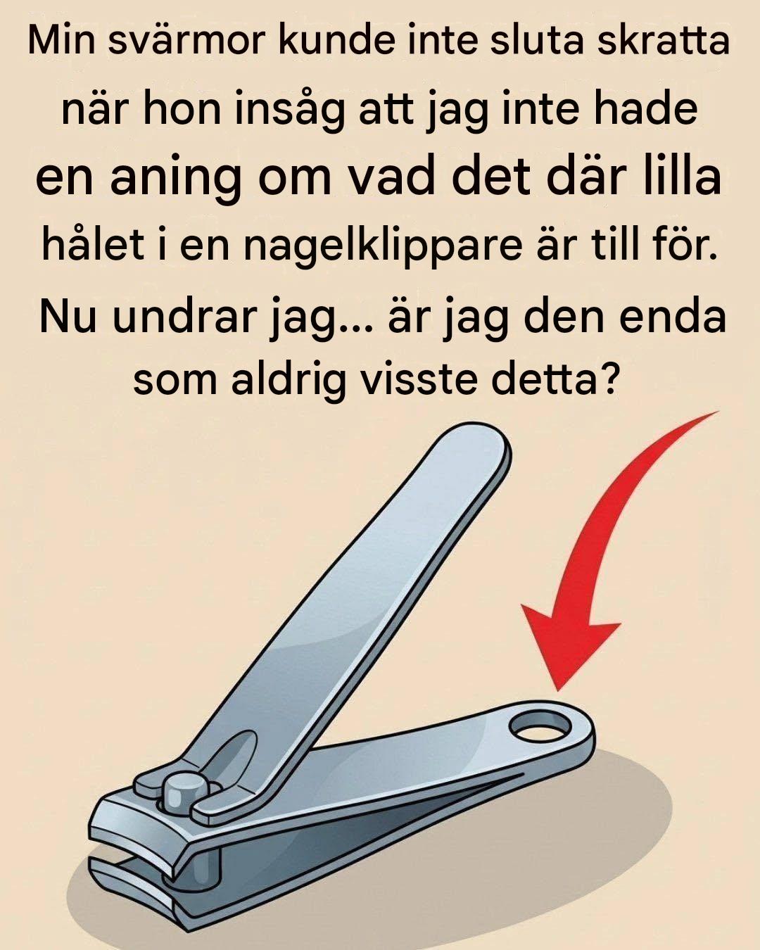 Varför din nagelklippare har det lilla runda hålet och varför det fortfarande spelar roll idag