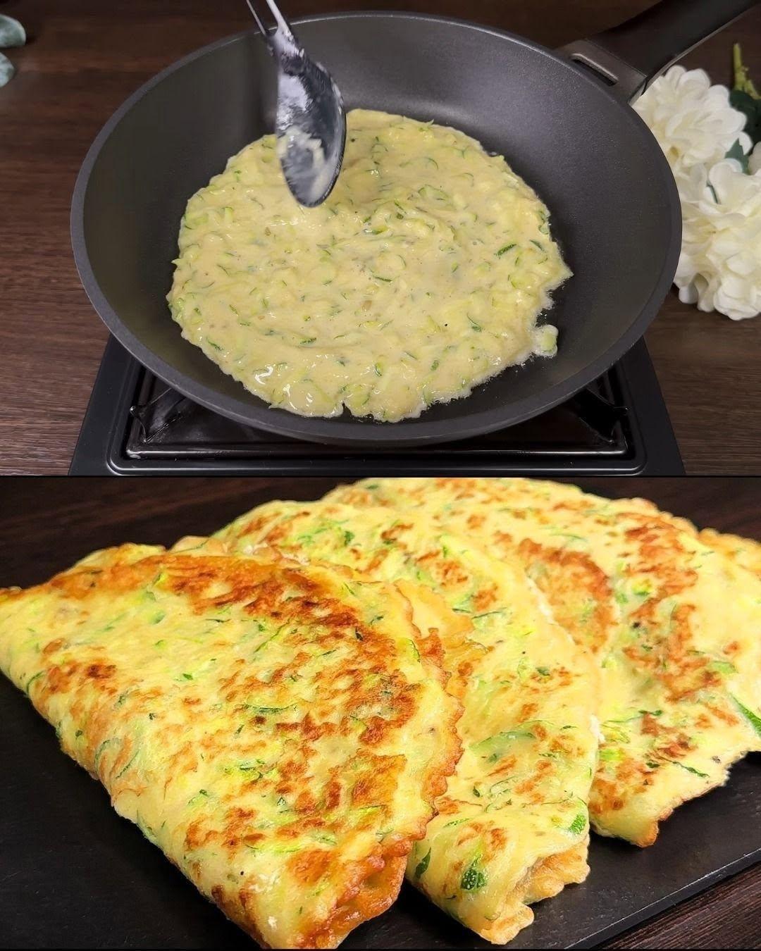 Ost- och zucchinicrepes som även grönsakshatare kommer att älska