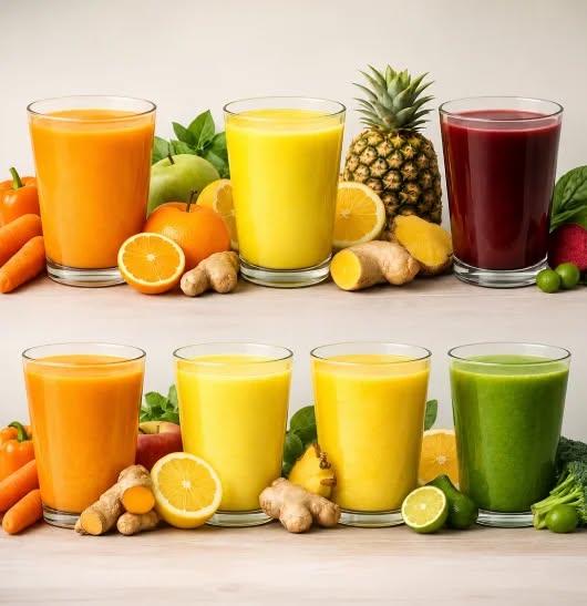 6 hälsosamma juicerecept för strålande hud, tarmhälsa, immunförsvar och mer