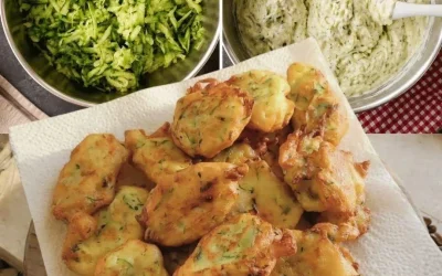 Ultrakrispiga italienska zucchinimunkar