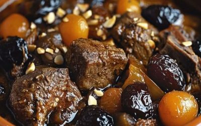 Traditionell marockansk nötköttstagine: det autentiska receptet