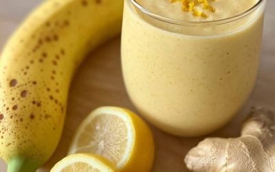 Banan-citron-ingefära-smoothie | Uppfriskande och energigivande dryck