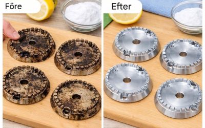 Svarta gasbrännare? Återställ dem till sin ursprungliga prakt med detta japanska tips!