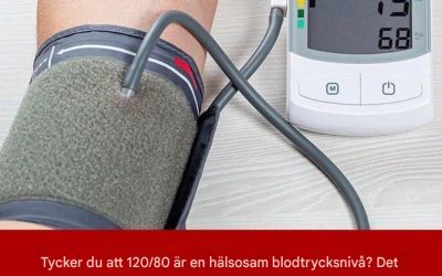 Vi har alla gjort det här misstaget. Vad är normalt blodtryck i alla åldrar?
