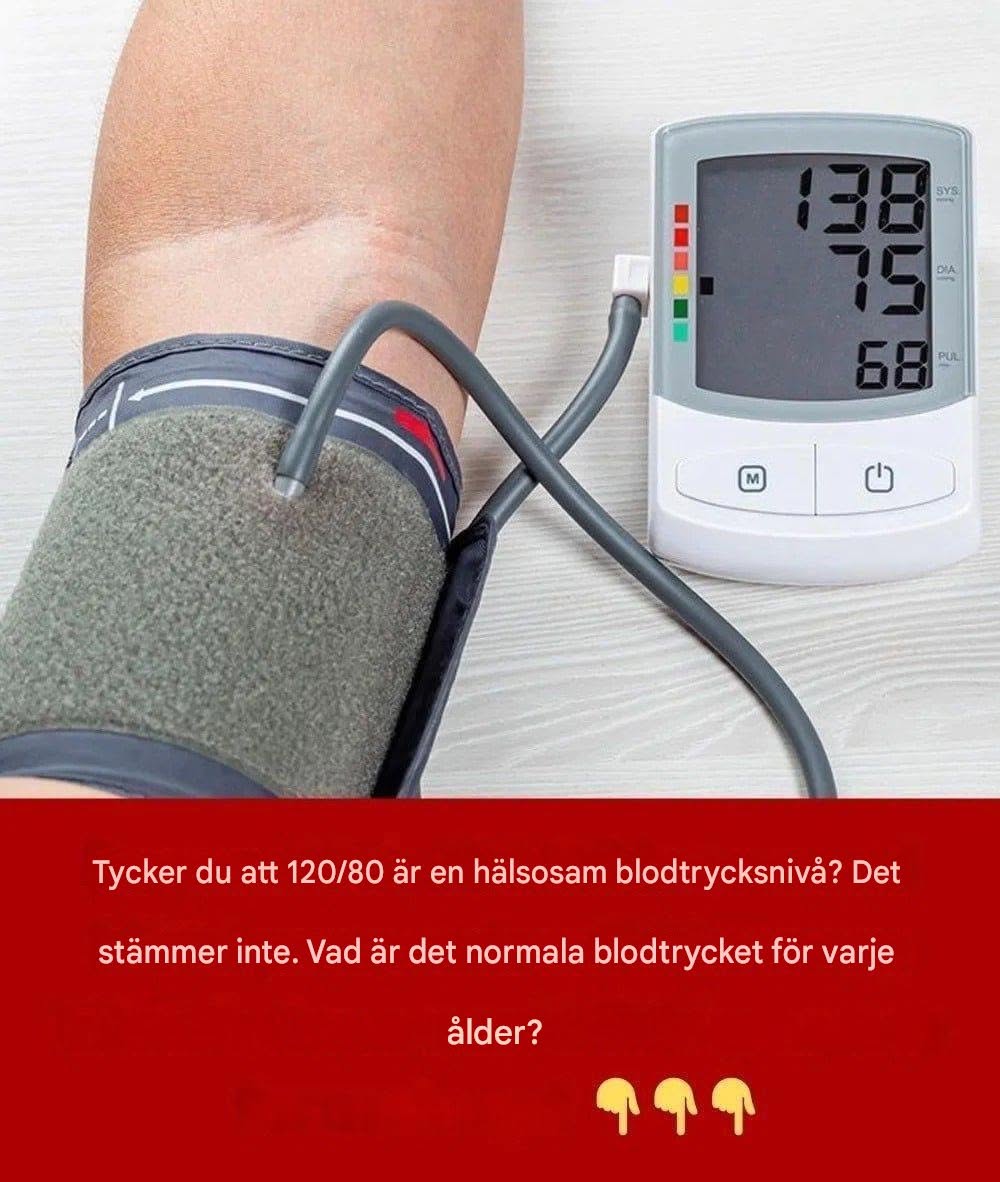 Vi har alla gjort det här misstaget. Vad är normalt blodtryck i alla åldrar?