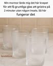 Min mormor lärde mig det här knepet för att få molniga glas att gnistra på 2 minuter utan någon insats. Så här fungerar det.