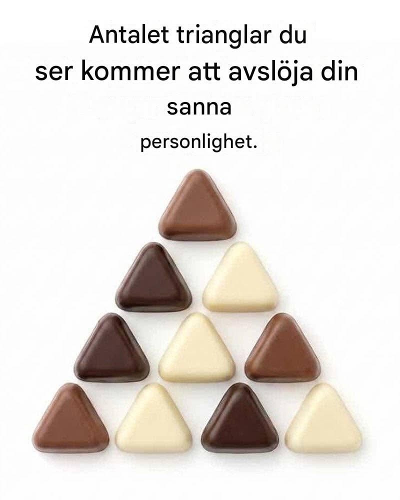 Hur många trianglar ser du? Testa din personlighet nedan.
