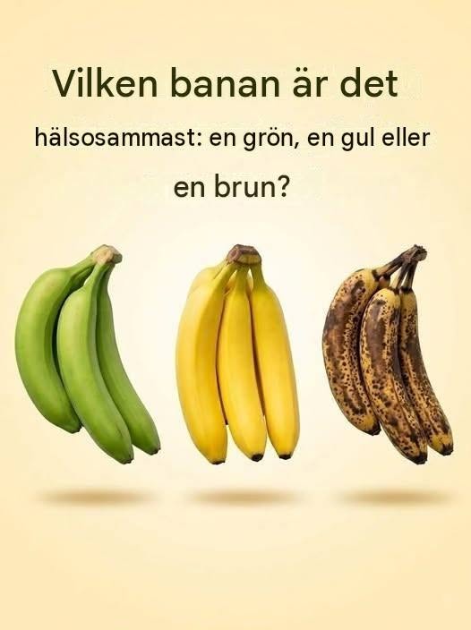 Grön, gul eller brun… vilken banan är egentligen den nyttigaste? Bananer är en av världens mest älskade frukter, och med all rätt. De är billiga, lätta att ta med sig, naturligt söta och fullpackade med viktiga näringsämnen.