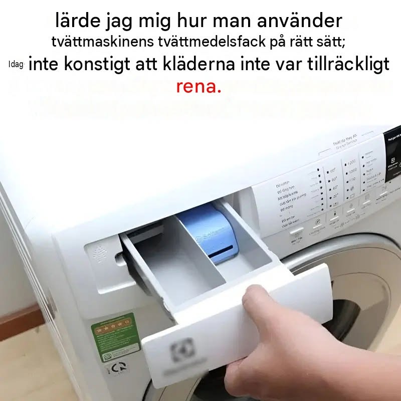 Optimera din tvättmaskins effektivitet: tvättmedelsfackets hemligheter