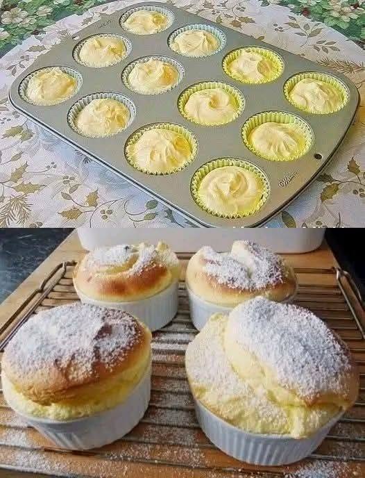 Jag blandar 400 g keso med vaniljpudding och formar cupcakesen på 5 minuter. Receptet hittar du i kommentarerna. Jag skickade det till er som tackade mig.