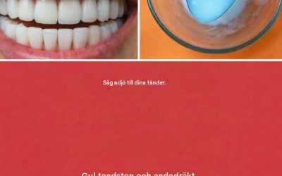 Said addio a denti gialli, tartaro e alito cattivo con soli 2 semplici ingredientsi.