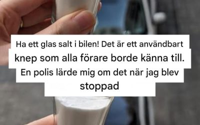 Lägg ett glas salt i din bil: Det överraskande, vetenskapligt baserade knepet varje förare behöver känna till
